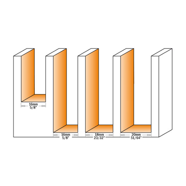CMT Ø20X48,3X111 JİLETLİ FREZE BIÇAĞI