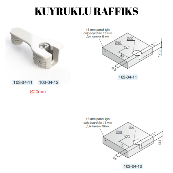 MESAN RAFFIKS & QFIKS & MONTEFIKS MATKAP UÇLARI