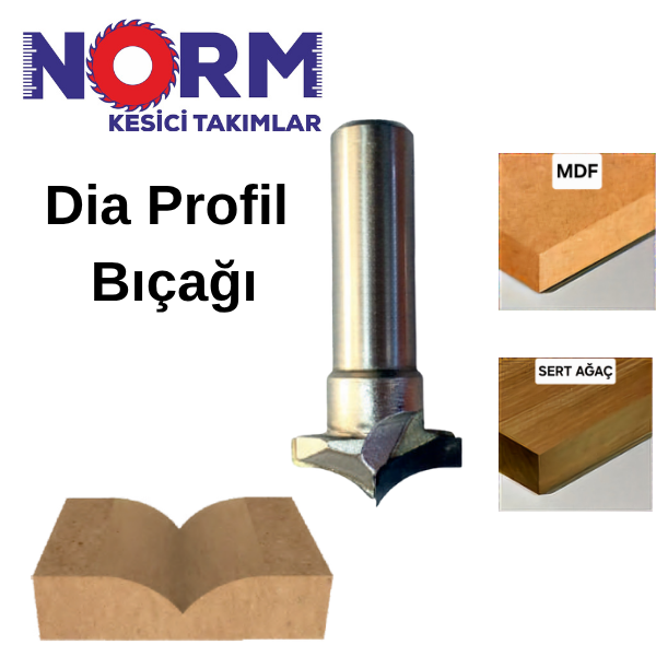 Ø40X15,5XZ:2 DİA PROFİL FREZE BIÇAĞI