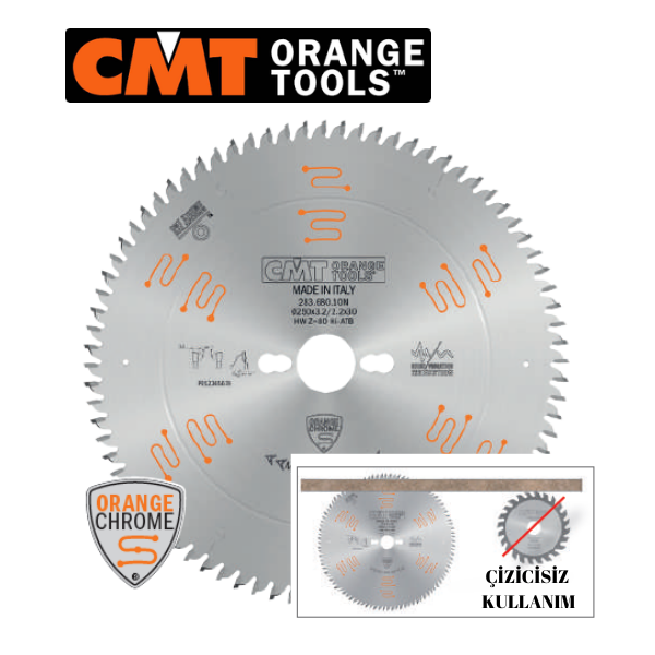 CMT KURT DİŞ CHROME TESTERELER