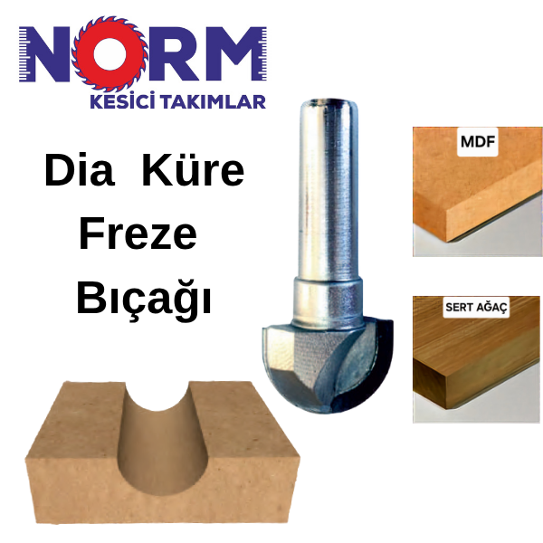 DİA KÜRESEL FREZE BIÇAĞI
