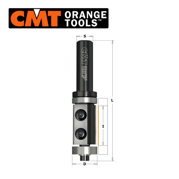 CMT Ø19X50X110 JİLETLİ ÇİFT RULMANLI TEMİZLEME FREZE BIÇAĞI