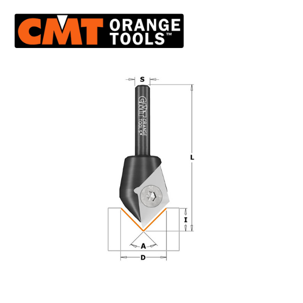 CMT Ø23X11X60 45 DERECE JİLETLİ FREZE BIÇAĞI